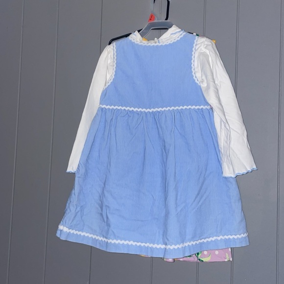 Girls Christmas Dress with Shirt - Picture 2 of 3